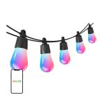Ghirlanda luminoasa LEPRO ZB1-30, 16.5W, 1100lm, Lungime 30m, 2700K, Control aplicatie / vocal, Bluetooth, WiFi, Negru 3 - lerato.ro