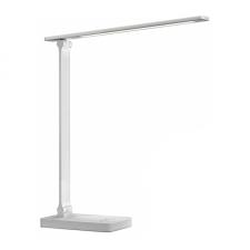 Lampa de birou LEPRO 310001, 9.5W, 800 lm, 3000-6500 K, Design pliabil, 3 culori, 5 niveluri de luminozitate, Alb