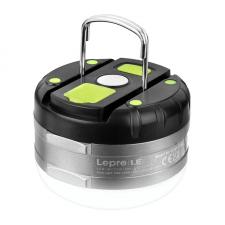Lampa de camping LEPRO 3300010, 410lm, 5 moduri de iluminare, 3600mAh, IPX4, Gri