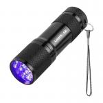 Set 2 lanterne UV LEPRO O1100007-2, 200 lm, 3x AAA, IPX4, Negru 4 - lerato.ro