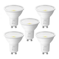 Set 5 becuri LED LEPRO 200086-DW, 3.3W, 590 lm, 6500K, GU10, Alb