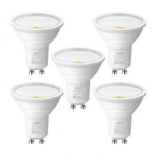 Set 5 becuri LED LEPRO 200086-NW, 3.3W, 210 lm, 4000K, GU10, Alb