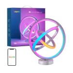 Lampa de birou LEPRO TB1, 14W, Iluminare RGB, Control aplicatie / vocal, Bluetooth, WiFi, Silver 2 - lerato.ro