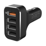 Incarcator auto LabC, 2x USB-C, 4x USB-A, 54W, 3A, Negru 2 - lerato.ro