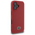 Carcasa Lacoste Iconic Petit Pique compatibila cu iPhone 16 Plus, Rosu 5 - lerato.ro