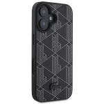 Carcasa Lacoste Blend Monogram cu MagSafe compatibila cu iPhone 16, Negru 5 - lerato.ro