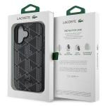 Carcasa Lacoste Blend Monogram cu MagSafe compatibila cu iPhone 16, Negru 9 - lerato.ro