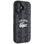 Carcasa Lacoste Monogram Vintage Logo cu MagSafe compatibila cu iPhone 16, Negru 5 - lerato.ro