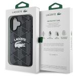 Carcasa Lacoste Monogram Vintage Logo cu MagSafe compatibila cu iPhone 16, Negru 9 - lerato.ro