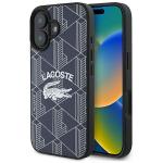 Carcasa Lacoste Monogram Vintage Logo cu MagSafe compatibila cu iPhone 16, Navy Blue 4 - lerato.ro