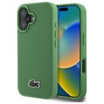 Carcasa Lacoste Petit Pique Lacquer Logo cu MagSafe compatibila cu iPhone 16, Verde 4 - lerato.ro