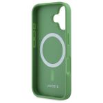 Carcasa Lacoste Petit Pique Lacquer Logo cu MagSafe compatibila cu iPhone 16, Verde 8 - lerato.ro