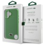Carcasa Lacoste Petit Pique Lacquer Logo cu MagSafe compatibila cu iPhone 16, Verde 9 - lerato.ro