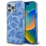 Carcasa Lacoste IML Croc cu MagSafe compatibila cu iPhone 16 Pro Max, Albastru 4 - lerato.ro