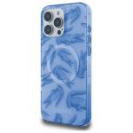 Carcasa Lacoste IML Croc cu MagSafe compatibila cu iPhone 16 Pro Max, Albastru 3 - lerato.ro