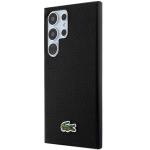 Carcasa Lacoste Iconic Petit Pique cu MagSafe compatibila cu Samsung Galaxy S24 Ultra, Negru 3 - lerato.ro