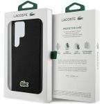 Carcasa Lacoste Iconic Petit Pique cu MagSafe compatibila cu Samsung Galaxy S24 Ultra, Negru 9 - lerato.ro