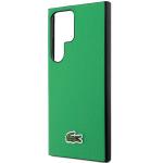 Carcasa Lacoste Iconic Petit Pique cu MagSafe compatibila cu Samsung Galaxy S24 Ultra, Verde 7 - lerato.ro