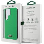 Carcasa Lacoste Iconic Petit Pique cu MagSafe compatibila cu Samsung Galaxy S24 Ultra, Verde 9 - lerato.ro