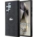 Carcasa Lacoste IML Blend Monogram cu MagSafe compatibila cu Samsung Galaxy S24 Ultra, Negru 4 - lerato.ro
