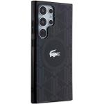 Carcasa Lacoste IML Blend Monogram cu MagSafe compatibila cu Samsung Galaxy S24 Ultra, Negru 5 - lerato.ro