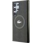 Carcasa Lacoste IML Blend Monogram cu MagSafe compatibila cu Samsung Galaxy S24 Ultra, Khaki 3 - lerato.ro