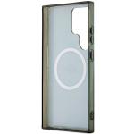 Carcasa Lacoste IML Blend Monogram cu MagSafe compatibila cu Samsung Galaxy S24 Ultra, Khaki 8 - lerato.ro