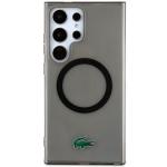 Carcasa Lacoste Transparent Design cu MagSafe compatibila cu Samsung Galaxy S24 Ultra, Negru 2 - lerato.ro