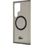 Carcasa Lacoste Transparent Design cu MagSafe compatibila cu Samsung Galaxy S24 Ultra, Negru 7 - lerato.ro