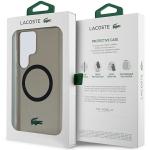 Carcasa Lacoste Transparent Design cu MagSafe compatibila cu Samsung Galaxy S24 Ultra, Negru 9 - lerato.ro