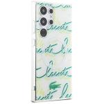 Carcasa Lacoste Logo Script cu MagSafe compatibila cu Samsung Galaxy S24 Ultra, Alb 5 - lerato.ro