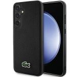 Carcasa Lacoste Iconic Petit Pique cu MagSafe compatibila cu Samsung Galaxy S24 Plus, Negru 4 - lerato.ro