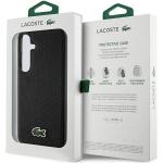 Carcasa Lacoste Iconic Petit Pique cu MagSafe compatibila cu Samsung Galaxy S24 Plus, Negru 9 - lerato.ro