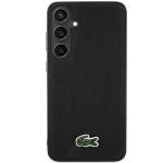 Carcasa Lacoste Iconic Petit Pique cu MagSafe compatibila cu Samsung Galaxy S24, Negru 2 - lerato.ro