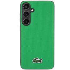 Carcasa Lacoste Iconic Petit Pique cu MagSafe compatibila cu Samsung Galaxy S24, Verde