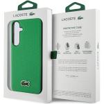 Carcasa Lacoste Iconic Petit Pique cu MagSafe compatibila cu Samsung Galaxy S24, Verde 9 - lerato.ro