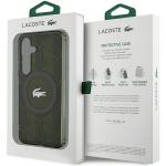 Carcasa Lacoste IML Blend Monogram cu MagSafe compatibila cu Samsung Galaxy S24, Khaki 9 - lerato.ro