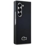 Carcasa Lacoste Iconic Petit Pique Woven Logo cu MagSafe compatibila cu Samsung Galaxy Z Fold 6, Negru 6 - lerato.ro