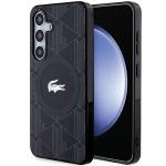 Carcasa Lacoste IML Blend Monogram cu MagSafe compatibila cu Samsung Galaxy S24, Negru 4 - lerato.ro