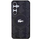 Carcasa Lacoste IML Blend Monogram cu MagSafe compatibila cu Samsung Galaxy S24, Negru 2 - lerato.ro