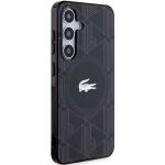Carcasa Lacoste IML Blend Monogram cu MagSafe compatibila cu Samsung Galaxy S24, Negru 5 - lerato.ro