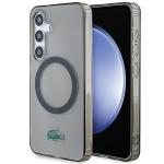 Carcasa Lacoste Transparent Design cu MagSafe compatibila cu Samsung Galaxy S24, Negru 4 - lerato.ro