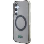 Carcasa Lacoste Transparent Design cu MagSafe compatibila cu Samsung Galaxy S24, Negru 3 - lerato.ro
