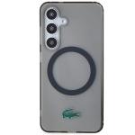 Carcasa Lacoste Transparent Design cu MagSafe compatibila cu Samsung Galaxy S24, Negru 2 - lerato.ro