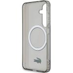Carcasa Lacoste Transparent Design cu MagSafe compatibila cu Samsung Galaxy S24, Negru 8 - lerato.ro