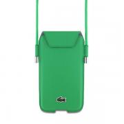 Geanta universala Lacoste Crossbody Petit Pique compatibila cu dispozitive de pana la 6.7 inch, Verde