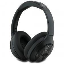 Casti wireless Lacoste The Blend, ANC, Bluetooth 5.4, 450 mAh, Autonomie 42h, USB-C, Negru