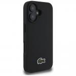 Carcasa Lacoste Iconic Petit Pique Woven cu MagSafe compatibila cu iPhone 16, Cablu USB-C la USB-C 1.5m inclus in pachet, Negru 4 - lerato.ro