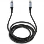 Carcasa Lacoste Iconic Petit Pique Woven cu MagSafe compatibila cu iPhone 16, Cablu USB-C la USB-C 1.5m inclus in pachet, Negru 8 - lerato.ro