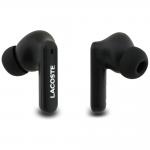 Casti wireless Lacoste Monogram The Blend, ANC, Bluetooth 5.4, 310 mAh, Autonomie 5h, IPX5, Negru 6 - lerato.ro